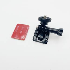 Adaptador de tornillo de 1/4 de pulgada para accesorios GoPro, rotación de 360 grados, soporte flexible de liberación rápida para casco de motocicleta, aluminio - Product Image 2