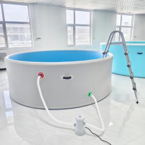 <span class=keywords><strong>Piscine</strong></span> gonflable haute pression extra large en PVC Drop Stitch 5mx1.2m, 15cm d'épaisseur, robuste, <span class=keywords><strong>pour</strong></span> <span class=keywords><strong>jeux</strong></span> aquatiques en extérieur <span class=keywords><strong>pour</strong></span> enfants - Product Image 4