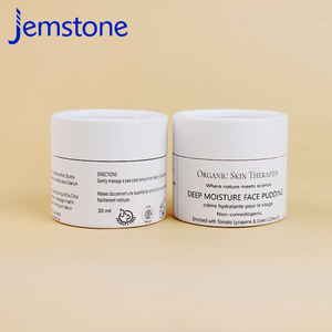 Boîte cylindrique cosmétique en papier artisanal de haute qualité, écologique, tube en papier pour flacon d'huile pour le visage avec étiquetage - Product Image 1