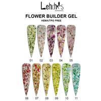 Lehchis HEMA TPO Free Flower Kit d'extension d'ongles en gel dur transparent effet gelée 11 couleurs, Vente en gros pour Salons