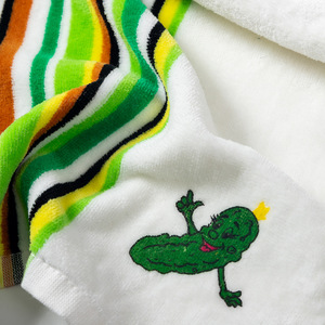 ผ้าเช็ดมือผ้าฝ้ายแท้พิมพ์ลายผักสไตล์ยุโรป ผ้าเช็ดครัวแห้งเร็ว ผ้าเช็ดชาในครัวเรือน ผ้าเช็ดตัวพิมพ์ลาย รูปทรงสี่เหลี่ยมผืนผ้า - Product Image 4