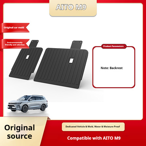Tapis de coffre et doublure de dossier de voiture en TPE pratique, imperméable toutes saisons pour <span class=keywords><strong>AITO</strong></span> M9 2024-2025 - Product Image 5