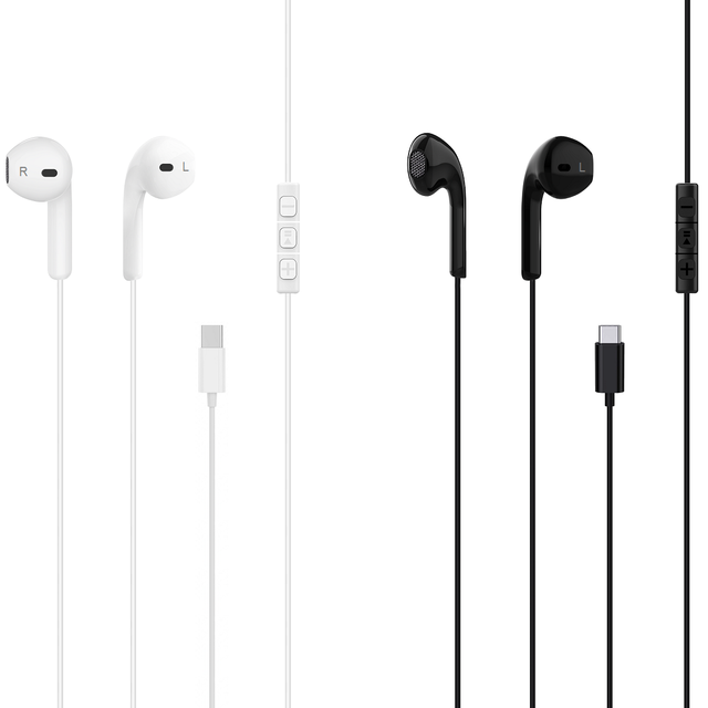 Factory Price Digital Chip Type C USB C in Ear Headphones Wired Earphone With Microphone for Sport Ear Comfort Earphone