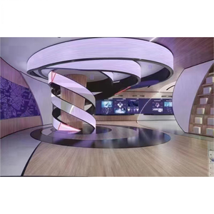 Haute qualité personnalisable créatif doux Flexible LED écran d'affichage usine directe incurvé publicité anneau Cyclindrcial vidéo - Product Image 3