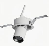 Éclairage de plafond intérieur moderne, spot LED en aluminium, lumière encastrée à intensité variable AC, IP20 CRI90, garantie 5 ans