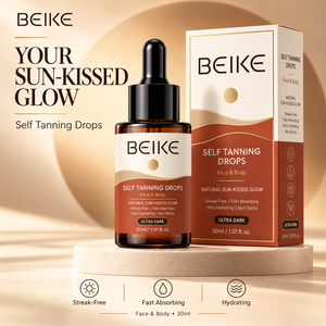 Sérum Bronzant Ultra Foncé au Coco BEIKE avec Logo Personnalisé pour le Visage et le Corps – Protection Solaire Extérieure - Product Image 1