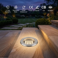 Lumière LED encastrée extérieure de qualité supérieure IP67, lumière de jardin enterrée, résistante aux intempéries, éclairage LED de qualité supérieure