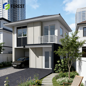 Hot Sale Luxury Prefab Steel <b>Villa</b> Modular Prefabricated Fireproof <b>Villa</b> Steel Structure 2 Bedroom - Product Image 1
