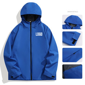Veste imperméable coupe-vent pour <span class=keywords><strong>homme</strong></span> avec logo personnalisé, de haute qualité, fermeture éclair, grande taille, veste pour <span class=keywords><strong>homme</strong></span> et femme, <span class=keywords><strong>manteau</strong></span> pour <span class=keywords><strong>homme</strong></span> - Product Image 1