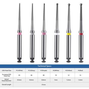 Fornitura di fabbrica Azdent 31mm lunghezza frese in carburo di tungsteno dentale - Product Image 2