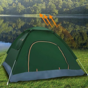 Wandern Reisen 2 Personen Double Layer Camouflage Oxford Wasserdichte wind dichte Markisen familie Drei-Jahreszeiten-Pop-up-Zelt tragen - Product Image 5
