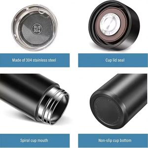Promotion Business Gift Custom Logo Printed Insulated Water Bottles Temperature Smart Coffee Thermos Bottle - Product Image 5