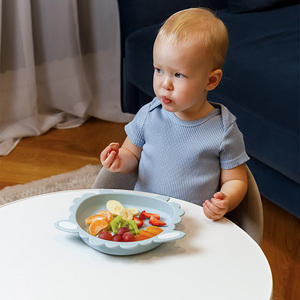 Es-Pro Vajilla de Silicona de Diseño Adorable para Bebés, Platos de Silicona con Succión, Libres de BPA, Aptos para Microondas, ODM/OEM - Product Image 2