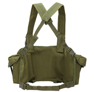 Chaleco Táctico Molle de Camuflaje Selva TV04 para Cosplay CS y Camping, Chaleco Táctico Molle con Múltiples Bolsillos y Herramientas de Cintura - Product Image 6