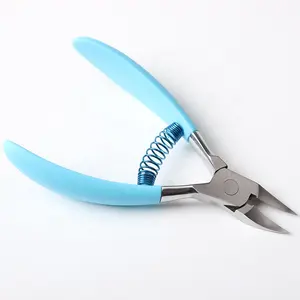 Hot Products New Style Plastic Handle Stainless Steel Nail Nipper Remover Fingernail Toenail Dead Skin Cuticle Nipper