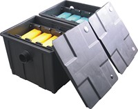 Système de filtration d'étang à poissons écologique vert, améliore la qualité de l'eau de l'étang et nettoie les outils, filtre de boîte d'étang à poissons