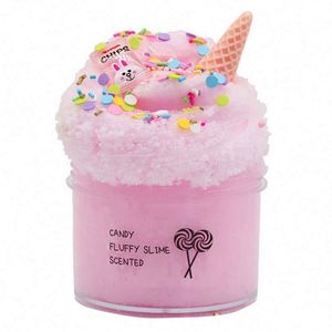 2020 Hot Sale Ice Cream Colorful Magic Changing Fluffy Silk <b>Slime</b> - Product Image 2