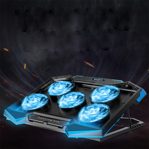<span class=keywords><strong>Refroidisseur</strong></span> de <span class=keywords><strong>portable</strong></span> gaming en gros à 5 ventilateurs, double vitesse réglable, base de refroidissement pour ordinateur <span class=keywords><strong>portable</strong></span>, support style RGB pour <span class=keywords><strong>19</strong></span> <span class=keywords><strong>pouces</strong></span> - Product Image 3