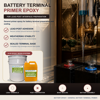 Colle d'injection pour pôles de batteries au plomb 2:1, à prise rapide, haute adhérence, résistante aux intempéries, mastic époxy KX-5013AB