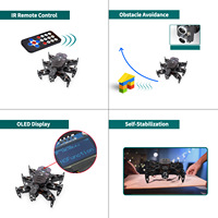 AIsmartlink ESP32 Robot éducatif STEM, araignée bionique à six pattes, kit de maison intelligente, série de solutions éducatives pour Arduino
