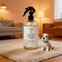 Desodorante Natural Seguro y Refrescante para Mascotas, Spray Eliminador de Olores para Perros de 500 ml