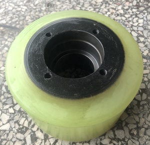 178x73mm طويل خدمة الحياة الصلبة بولي يوريتان عجلة إقفال صغيرة الإطارات تستخدم على NICHIYU رافعة شوكية كهربائية - Product Image 1