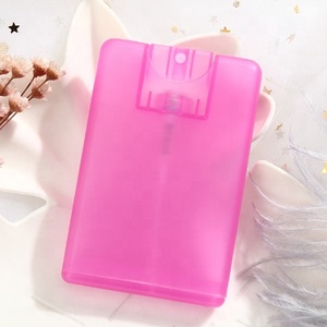 Manufacturer Credit Card Shaped 20ml <b>Plastic</b> Credit Card Pocket Size Flat Perfume <b>Spray</b> <b>Bottle</b> for Hand Sanitizer Sprayer - Product Image 5