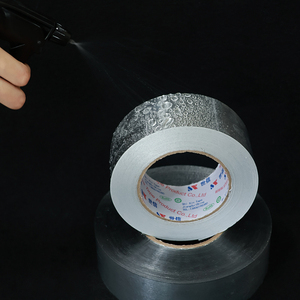 PET-voering watergeactiveerde acryl waterdichte aluminiumfolietape voor industriële apparatuur, warmtebescherming, installatie en onderhoud - Product Image 2