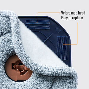 Homettler Mop Supplier - Nuevo estilo de herramienta de limpieza, juego de cubo y fregona giratoria 360°, fregona de fácil uso para cocina y sala de estar - Product Image 5