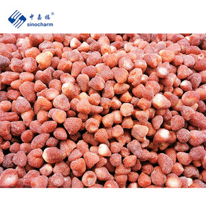 Sinocharm 4 étoiles produit HALAL nouvelle récolte douce <span class=keywords><strong>Charlie</strong></span> IQF fraise congelée 2535mm fraise à vendre de Chine - Product Image 1