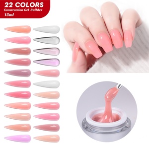 JTING Self Leveling HIGH Viscosity Smooth 22colors <b>Nail</b> <b>Extension</b> Gel Builder Soak off GEL <b>NAIL</b> POLISH 15ml 30ml 50ml OEM - Product Image 2