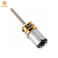 Moteur à engrenages à courant continu miniature Tengli GM12-N20 à arbre fileté M3, 3V-12V, rapport 10:1-1000:1, faible bruit, pour instruments médicaux