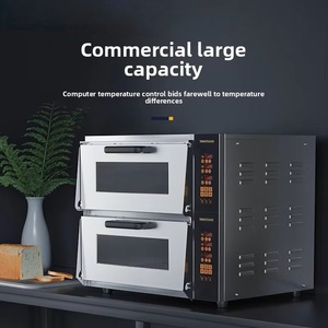 Andiwei Commercial Electric Large-Capacity <strong>Oven</strong> for Bakery <strong>Use</strong> Baking <strong>Pizza</strong> Egg Tarts Cakes Smart Control Panel Two Layers High - Product Image 2