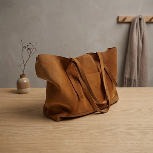 Bolso de Mano para Mujer de Cuero Puro de Primera Calidad, Personalizable, Impermeable, con Cierre, Ligero, de Gran Capacidad, con Dos Correas para el Hombro, OEM - Product Image 6