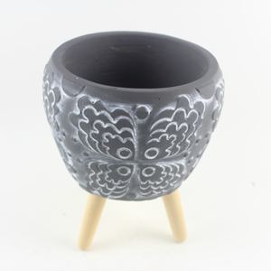 Pot de fleurs de jardin en ciment de haute qualité Totem <span class=keywords><strong>Bonsai</strong></span> Pots succulents Offre Spéciale jardinières décoratives à vendre - Product Image 6