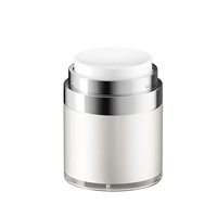 Gran oferta botella de crema al vacío botella de crema facial acrílica prensa botella de crema al vacío