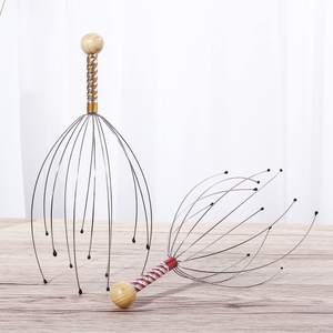 <span class=keywords><strong>Venta</strong></span> caliente Octopus Relax Head Hair Scalp Scratch Massager Metal Head Massager con bolas de acero - Product Image 6