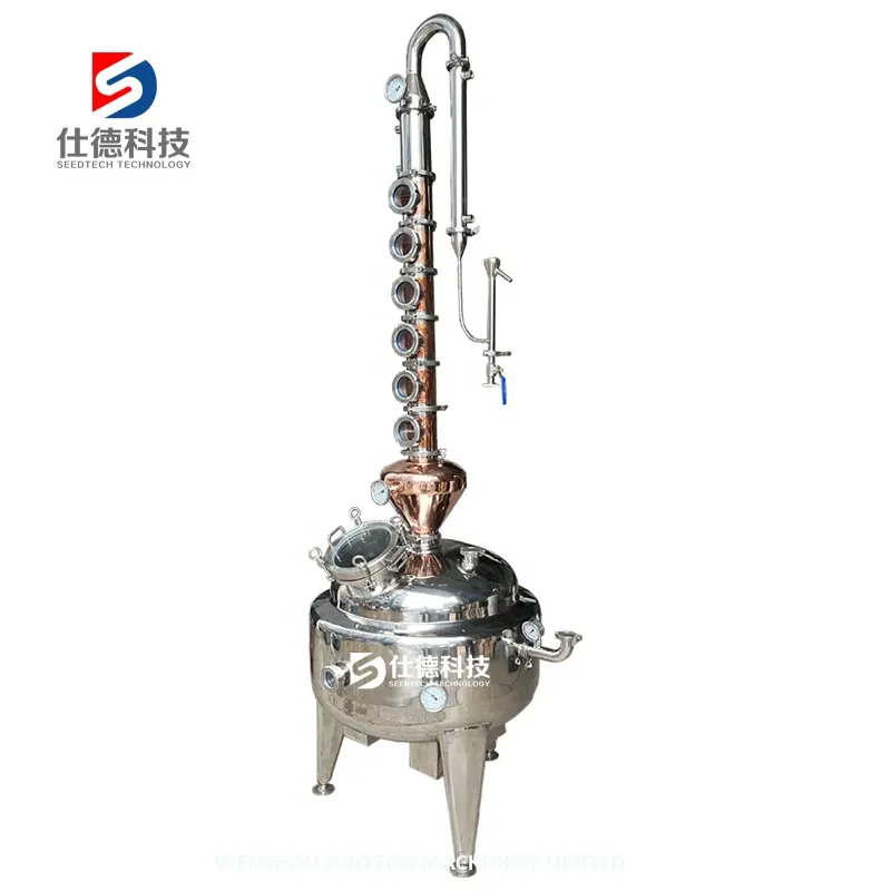 Destilador de etanol de Laboratorio Eléctrico práctico Simple Premium de acero inoxidable sanitario simple