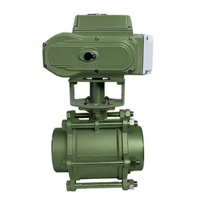 Vanne à bille électrique motorisée à commande urgente COVNA, en acier inoxydable 304, type à bride modulante, type 4-20mA - Product Image 4