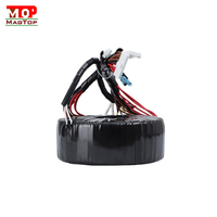 Transformateur d'alimentation toroïdal compact 70VA 127V vers 2x10V, sortie stable pour isolation haute tension