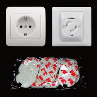 Housses de prise électrique de sécurité pour bébé avec un adhésif fort EU Plug Kids Child Protect Anti Electric Choc