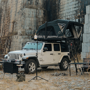 Wild Land Hard Shell Fold Out Overlanding Tent Car Camping Pickup Truck Sedan SUV Car Top Tent Tent <span class=keywords><strong>Toit</strong></span> 4x4 - Product Image 5