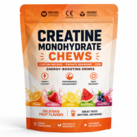 Créatine monohydrate à mâcher au goût personnalisé, végétalienne |   Produits biologiques USDA, casher, certifiés NSF, OEM/ODM en vrac