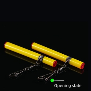 FTK Factory <span class=keywords><strong>Direct</strong></span> 1 pièce <span class=keywords><strong>en</strong></span> gros Émerillon de pêche à ressort (Noir/Jaune) Personnalisation OBM pour la pêche à la ligne - Product Image 5
