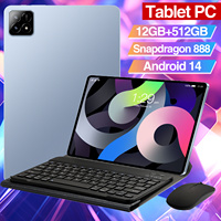 Teléfono Pad 6S con Pantalla Grande de 11 Pulgadas, 12GB+512GB, 108MP, 8000mAh, 5G de Gama Básica, Doble SIM, Pantalla Completa, Navegador HD, Pantalla Perforada