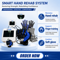 Gants d'entraînement robotiques électriques pour la main, certifiés ISO, pour la thérapie des doigts post-AVC et hémiplégie