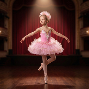 Vestido de Ballet Profesional Multicolor para Niñas, Tutú Personalizado OEM, Traje de Danza para Niñas, Ropa para Actuaciones en Escenario - Product Image 1