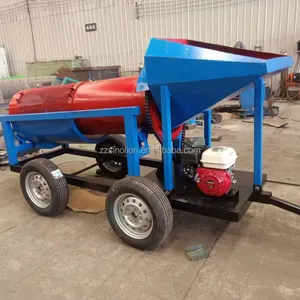 Ouro máquina de tela trommel lavagem de equipamentos da planta de processamento de ouro