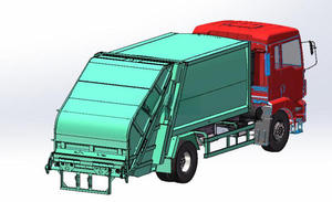 Customizable Compression Garbage Truck Garbage <strong>Bin</strong> 5-50 CBM <strong>Compactor</strong> with 4x2 Drive Automatic Transmission Engine &amp; Motor - Product Image 4