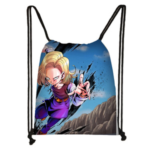 40 estilos DBZ Bolsa con cordón Personaje de anime Impresión HD Goku Mochila Bolsa de almacenamiento de dibujos animados diarios - Product Image 6